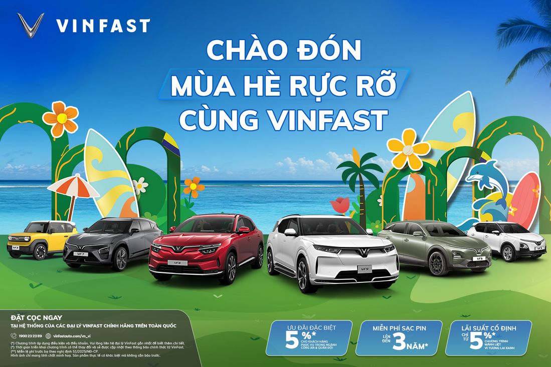 Ưu đãi xe điện VinFast Vĩnh Long chào hè 2024