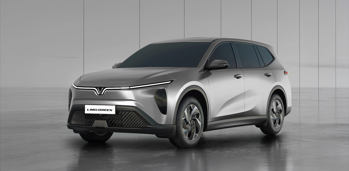 VinFast Limo Green đầu xe thiết kế hiện đại