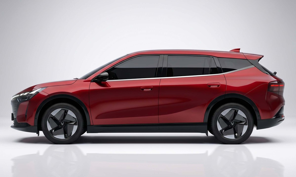 Thân xe VinFast VF8 All New nhìn từ bên hông