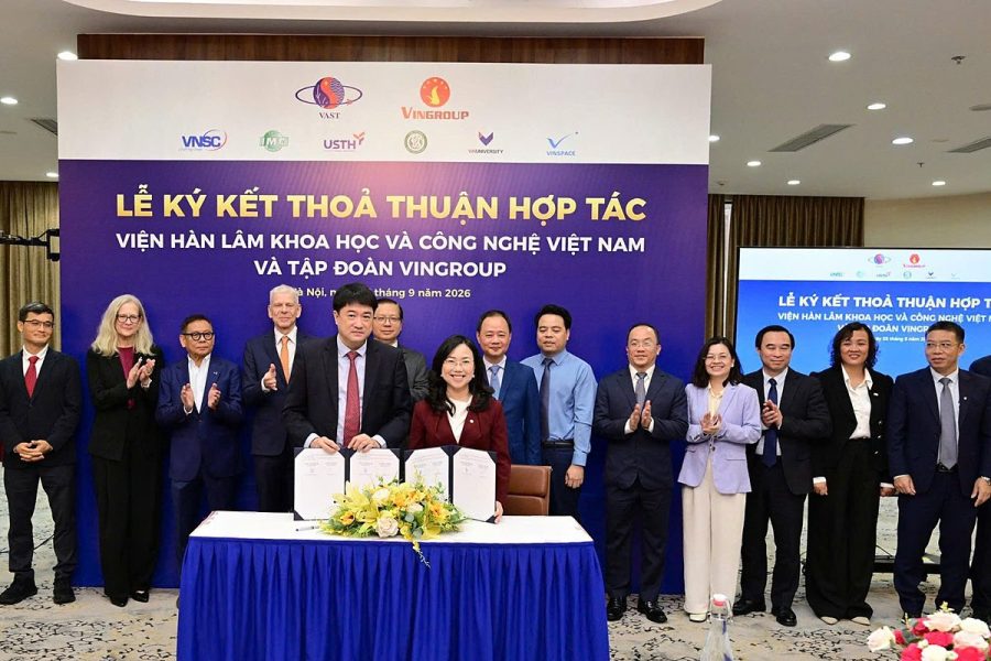 Lễ ký kết thỏa thuận hợp tác giữa Viện Hàn lâm Khoa học và Công nghệ Việt Nam và Tập đoàn Vingroup