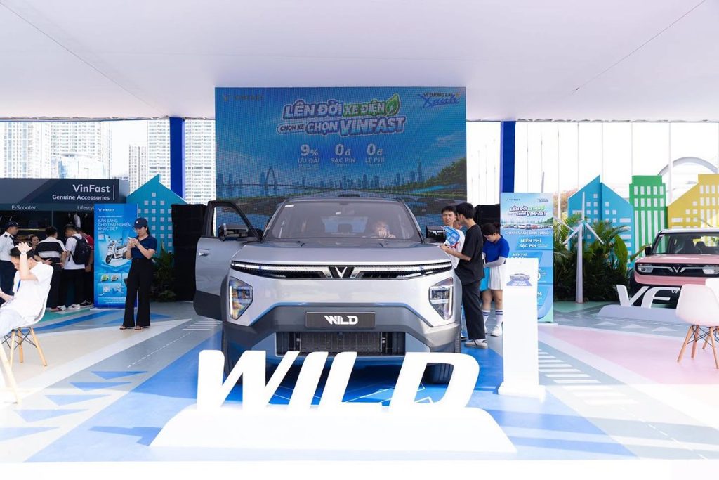 VinFast VF Wild tại khu trưng bày của VinFast